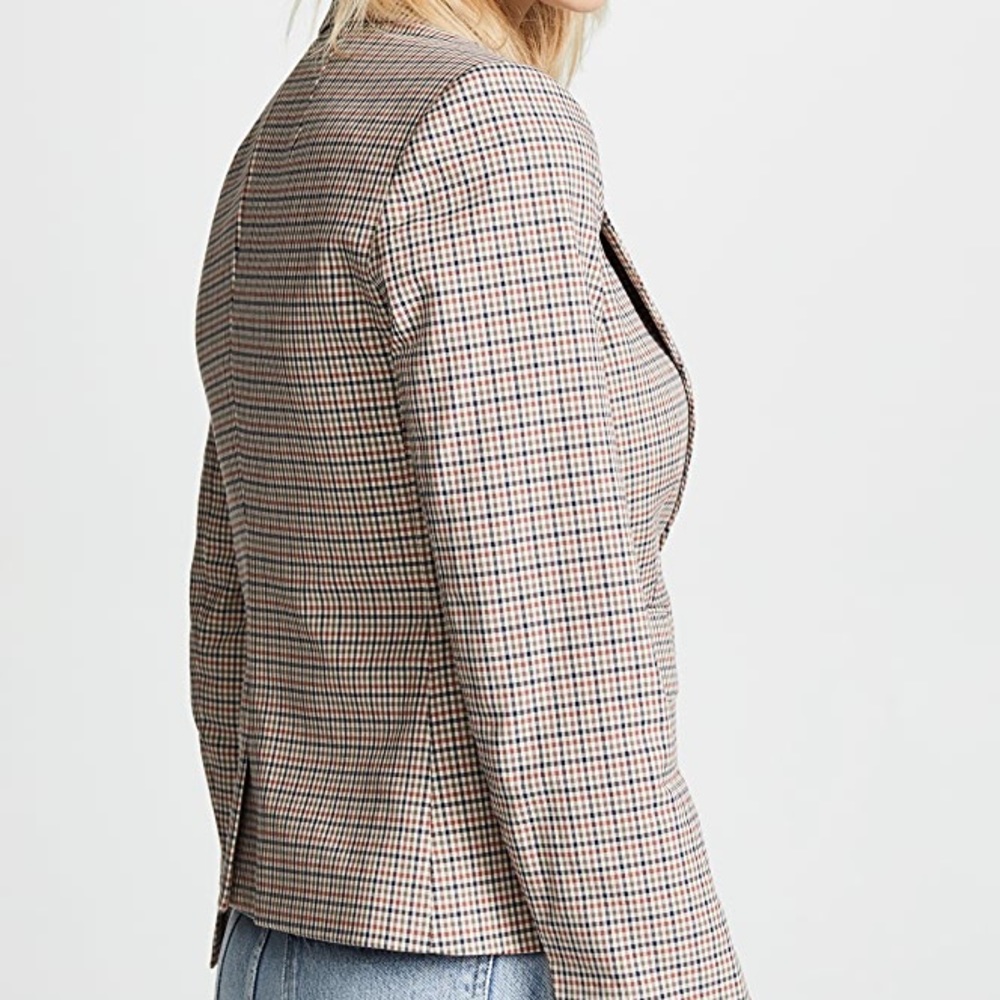 NEW FRAME Plaid Blazer - Picture 5 of 6